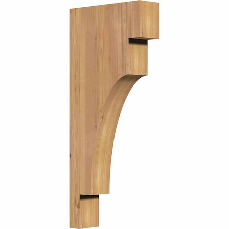 Ekena Millwork Mediterranean Smooth Corbel, Western Red Cedar, 3 1/2"W x 12"D x 28"H COR04X12X28MED00SWR